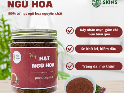 Giảm Sưng Mụn Với Hạt Ngũ Hoa 0