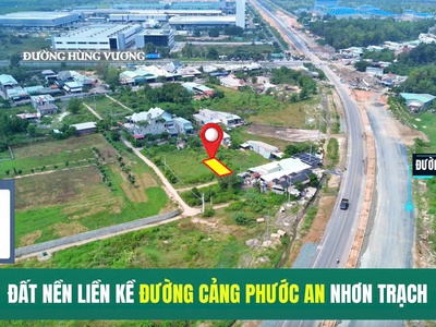 Đất nền nhơn trạch giá rẻ - dt127m2 liền kề đường cảng phước an 0