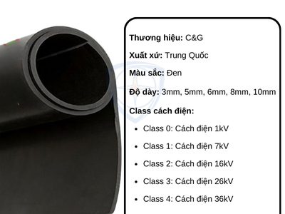 Thảm cách điện CG-JYD  5,10,20,30,40 KV 2