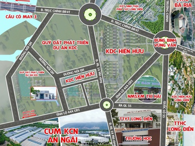 Nhà vườn 350m2 sát dự án gold coast long điền nhựa 12m tc 80 m2 shr giá 5.5tr/m2 0