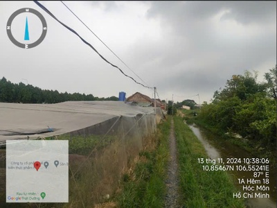 Bán gấp 1.6 ha đất ngay chợ xuân thới thượng, cách mặt tiền đường xuân thới thượng chỉ vài trăm 2