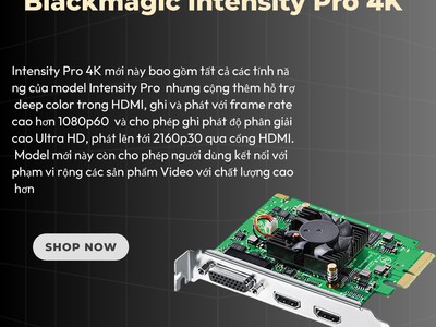  Blackmagic Design Intensity Pro 4K   Đỉnh cao công nghệ cho ghi hình và livestream ✨ 0