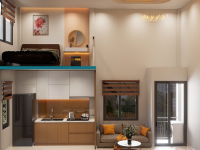 Cần bán căn chung cư Q.Gò Vấp 54m22,2pn giá 1tỷ395 tặng full nội thất 3