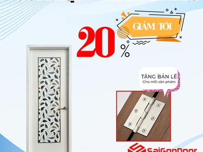 Sang Trọng   Bền Bỉ Với Cửa Nhựa Composite Từ SaiGondoor 2