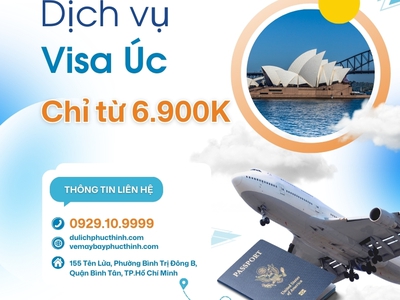 Dịch vụ Visa Úc Bình Tân trọn gói từ 6.900k 0