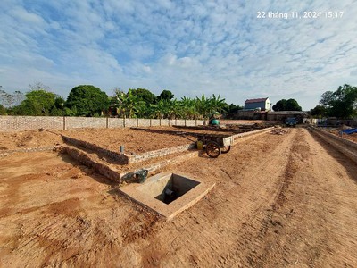 Đất vụ bản, 100m2, mt8m, 2 mặt tiền, ô tô tải, 1.8 tỷ. sóc sơn. 2