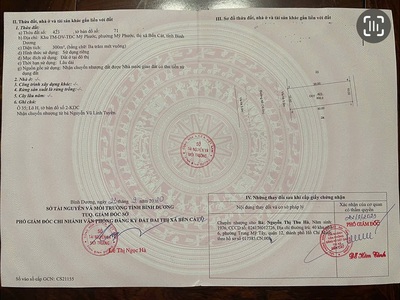 Bán nhà đất có phòng trọ cho thuê tại phường mỹ phước, tp bến cát. 2