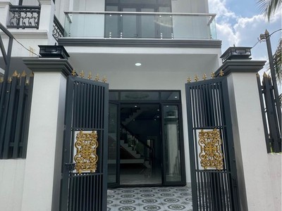 Nhà đẹp 1 Trệt 1 Lầu - hẻm oto sổ hồng riêng - 100m2 - Bình Chánh 0