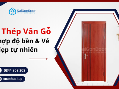 Cửa Thép Vân Gỗ Sự Kết Hợp Độ Bền Và Vẻ Đẹp Tự Nhiên 2