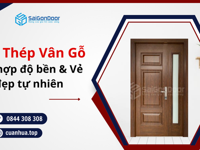 Cửa Thép Vân Gỗ Sự Kết Hợp Độ Bền Và Vẻ Đẹp Tự Nhiên 3