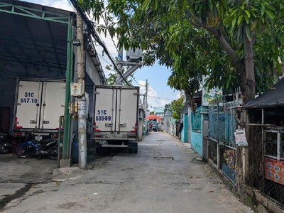 Nhà 2 tầng, lô gốc 2 mặt tiền   hẻm xe tải   giá  3ty8  tại xã long thới. nhà bè   . 1