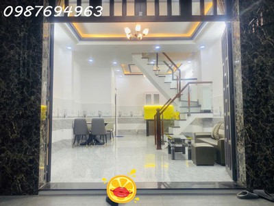 Q7 lâm văn bền nhà mới xách vali vào ở ngay tặng nội thất 4.8x10m 2 mặt tiền hẻm 5.xt 2