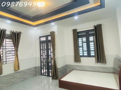 Q7 lâm văn bền nhà mới xách vali vào ở ngay tặng nội thất 4.8x10m 2 mặt tiền hẻm 5.xt 3