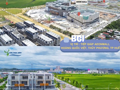 Mở bán nhà mặt tiền khu BGI đường Hoàng Quốc Việt 26M - CẠNH AEON MALL HUẾ 0