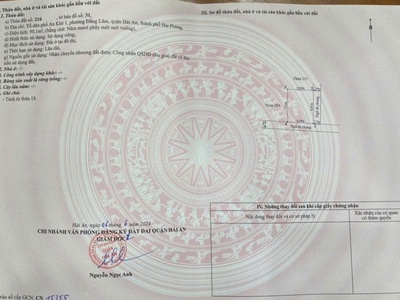 Bán nhà mặt ngõ 263 lạch tray, dt 50m 4 tầng, lô góc, giá 3.55 tỉ, thông văn cao 4