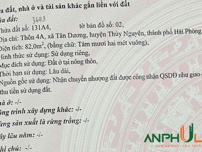 Bán siêu phẩm 2 mặt tiền tại thôn 4A, Tân Dương, Thuỷ Nguyên, Hải Phòng 2