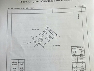 Mở bán 3 lô đất F0 tại Đại Hợp, Kiến Thụy, Hải Phòng. 4