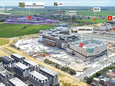 Nhà liền kề 3 tầng tại BGI Topaz Dowtown   Gần TTTM Aeon Mall 0