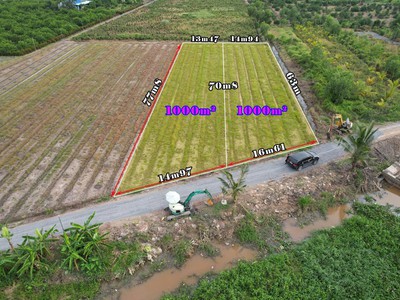 Đất vườn mặt tiền view sông chỉ có 2 lô hàng f0 ở xã bình đức - bến lức - long an 1