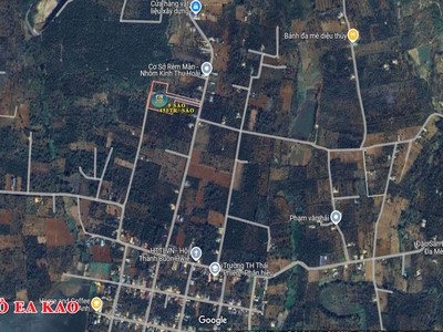 Bán lô đất 9 sào - 2 mặt tiển - x.ea kao - tp.buôn ma thuột - giá 450tr/ sào 2