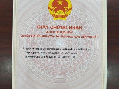 Chính chủ bán mảnh đất 55m mặt tiền 4m ô tô vào đất xã dương xá, huyện gia lâm, hà nội 2