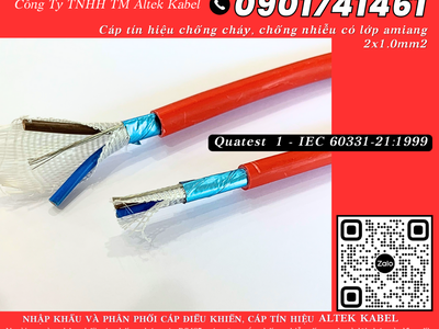 Cáp tín hiệu chống cháy, chống nhiễu Thanh Hóa, Nghệ An, Hà Tĩnh, Quảng Bình, Quảng Trị 1