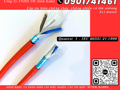 Cáp tín hiệu chống cháy, chống nhiễu Thanh Hóa, Nghệ An, Hà Tĩnh, Quảng Bình, Quảng Trị 2