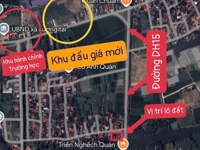 Cần bán lô góc trục chính đường huyện dh15, xã lương tài, văn lâm, hưng yên 0