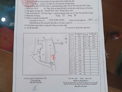 Cơ hội đầu tư bất động sản sinh lời cao -  tại quang châu việt yên bắc giang 0