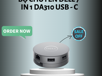 Bộ Chuyển Đổi Adapter Dell 7 in 1 USB-C  DA310 0