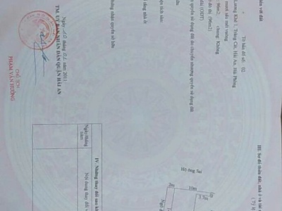 Bán lô đất Tràng Cát   cách chợ Nam Hải 200m , 2 mặt thoáng oto đỗ cửa 1