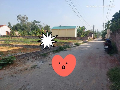 Lô đất full thổ cư, 85m2, mt5m, nở hậu, ô tô thông, vụ bản, sóc sơn 1.97 tỷ. 1