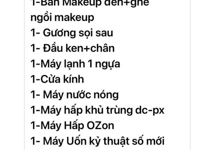 Chính chủ cần sang lại salon chuyên làm tóc - maketup - gội đầu 4