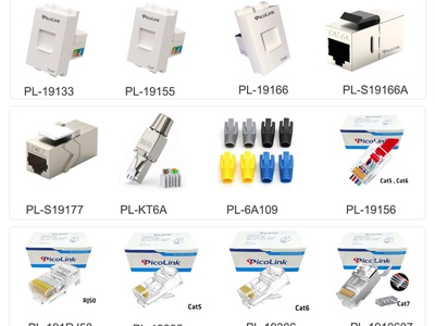 Thiết bị mạng Picolink - Nhân mạng - Hạt mạng- patch Panel- máy test mạng 4