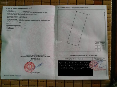 Chính chủ cần bán nhanh lô đất tại đường trần đăng tuyển kéo dài - phương vỹ - vũ ninh - bắc ninh. 0
