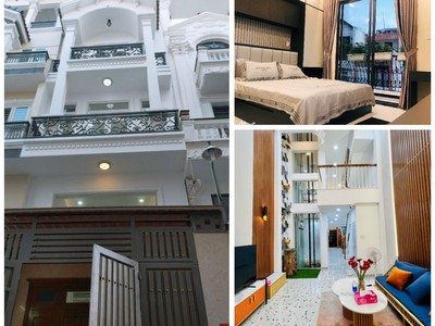  mặt tiền rộng 6m x 4 tầng, đường cô bắc phú nhuận, 45m2, 3 pn, nhỉnh 6 tỷ  0