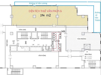 Cho thuê văn phòng tại times tower - lê văn lương dt 800m2 có cắt nhỏ từ 250m2 giá thuê chỉ 290k/m2 0