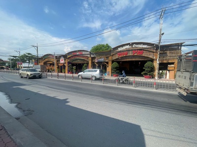 Bán đất  tặng nhà hàng mặt tiền đường tỉnh lộ 8, củ chi, 4500m2 ngang 45m, tương lai 3 mặt tiền 3