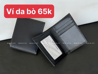 Xưởng sản xuất đồ da sỉ ví da bò từ 45k 1