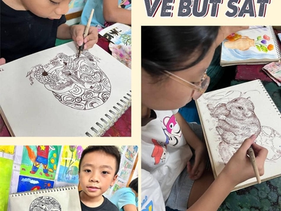 Lớp vẽ cho bé - Xưởng Vẽ 91 7