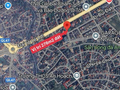 Bán 278m2 đất giữa trung tâm tp thanh hóa 0