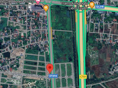 Bán lô đất mặt đường lê đức thọ  đường n2  cách bệnh viện việt đức 500m - liêm chung - tp. phủ lý 2