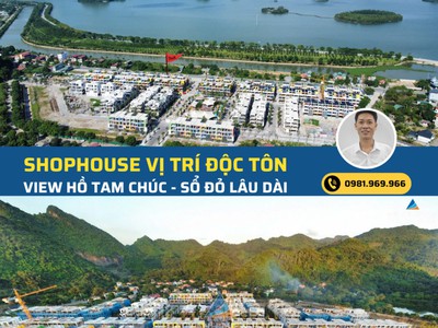 Mở bán biệt thự, shophouse flamingo golden hill hà nam cạnh khu du lịch tam chúc, nơi đón hàng 0