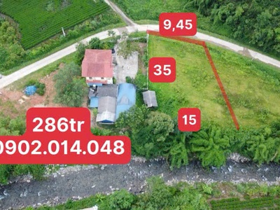 Bán gấp công chứng trước tết  9.45x35 422m2  shr thổ cư 2mt view suối gần trường chợ kcn 350ha 0