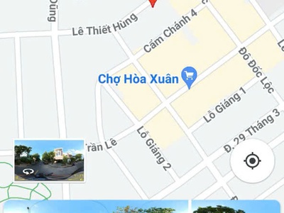 Bán đất Mặt Tiền 5m đường 7m5 lề 3 m  sau lưng là chợ Hòa Xuân Đông Đúc, dân cư ổn định. 2