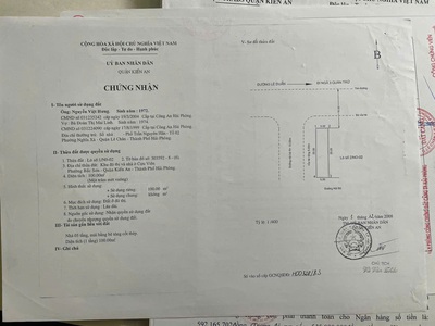 Cần bán căn nhà 5 tầng 100m2 mặt đường Lê Duẩn, Kiến An 3 mặt tiền có thang máy 9