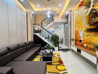 Nhà hẻm Thạnh Lộc 37, phường Thạnh Lộc, quận 12 dt 76m2 2 lầu 3pn 3wc giá 5,35 tỷ 3