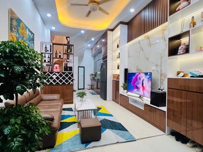 Nhà đẹp kim giang - ngõ thông tứ tung - ô tô tải qua nhà - kinh doanh đỉnh -  full nội thất xịn - 5 1
