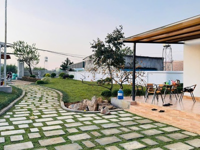 Nhà vườn mộc châu bán cắt lỗ,mới xây xong vị trí gần đồi chè trái tim, diện tích rộng, 0