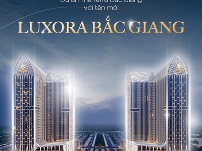 Bán căn hộ tòa tháp đôi luxora phố đi bộ, bắc giang 0